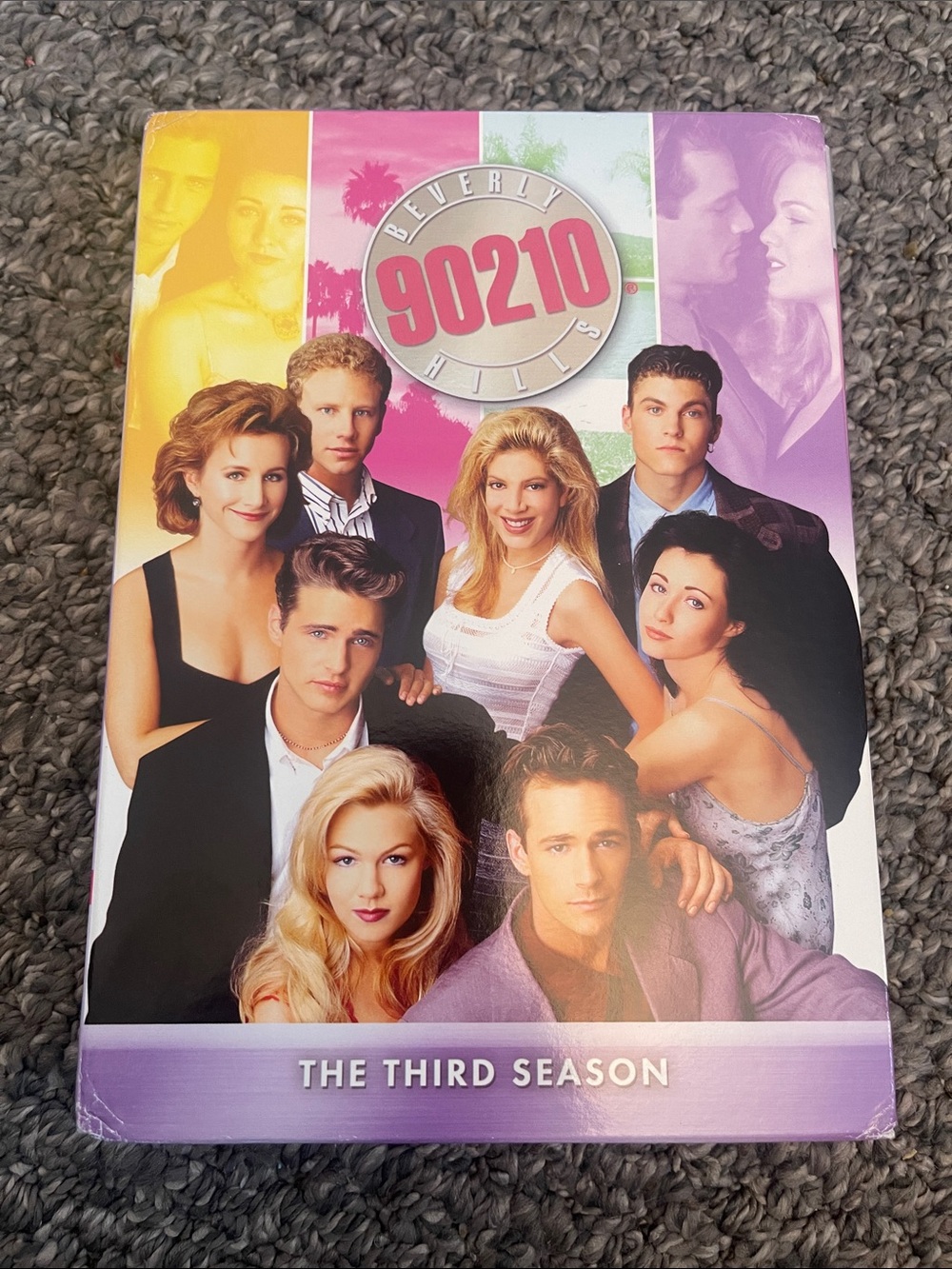 Beverly Hills 90210 The Third Season DVD Box Set - Pink & Purple Cover